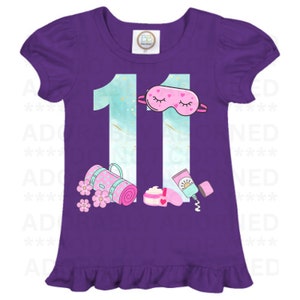 Spa Day Sleepover Makeup 11th Birthday PNG