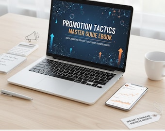 Guía maestra de tácticas de promoción (libro electrónico) – Estrategia de marketing digital (descarga digital)