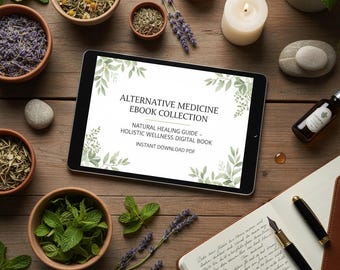 Alternative Medicine Ebook Collection - Natural Healing Guide | Holistic Wellness Digital Book | Herbal Remedies, Naturopathic, Health Ebook
