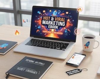 Libro electrónico de marketing viral: Guía para el crecimiento en redes sociales (Descarga digital)
