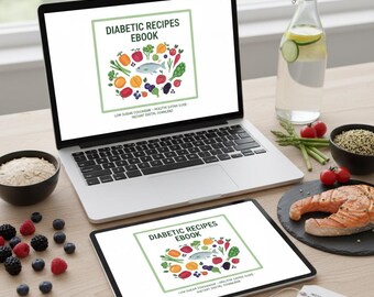 Ebook di ricette per diabetici - Pasti sani e a basso contenuto di zuccheri (download digitale)