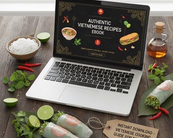Libro electrónico de recetas vietnamitas - Guía de cocina auténtica (Descarga digital)