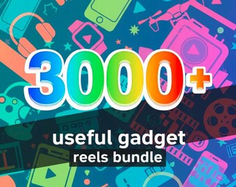 3000+ Viral Gadget Reels Bundle | Social Media Content (Digital Product)