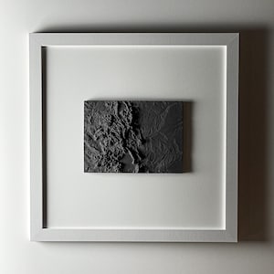 Colorado State handgemachte topografische Karte Kunst - 13x13 gerahmte Wand-Dekor - einzigartiges Einweihungsgeschenk