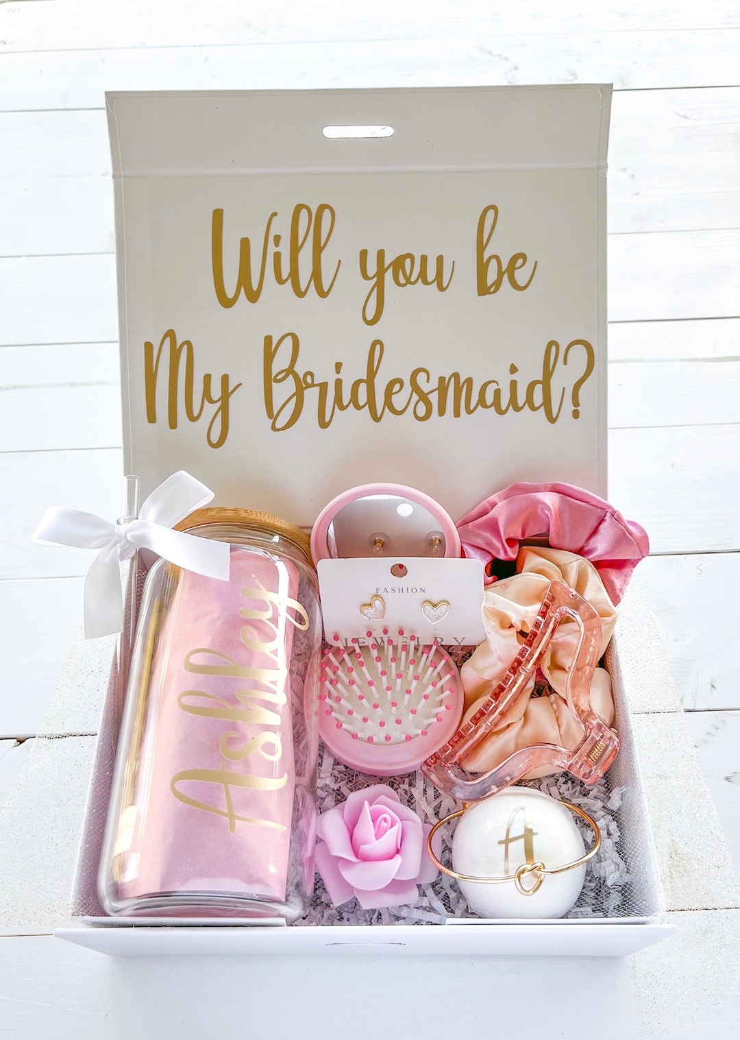 Bridesmaid Proposal Box, Custom Will You Be My Bridesmaid Box, Custom ...