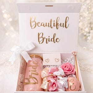 Personalized Bridal Gift Box | Bride To Be Gift | Bridal Shower Gift | Engagement Gift for Bride | Custom Wedding Gift Box | Future Mrs Gift Bild 12