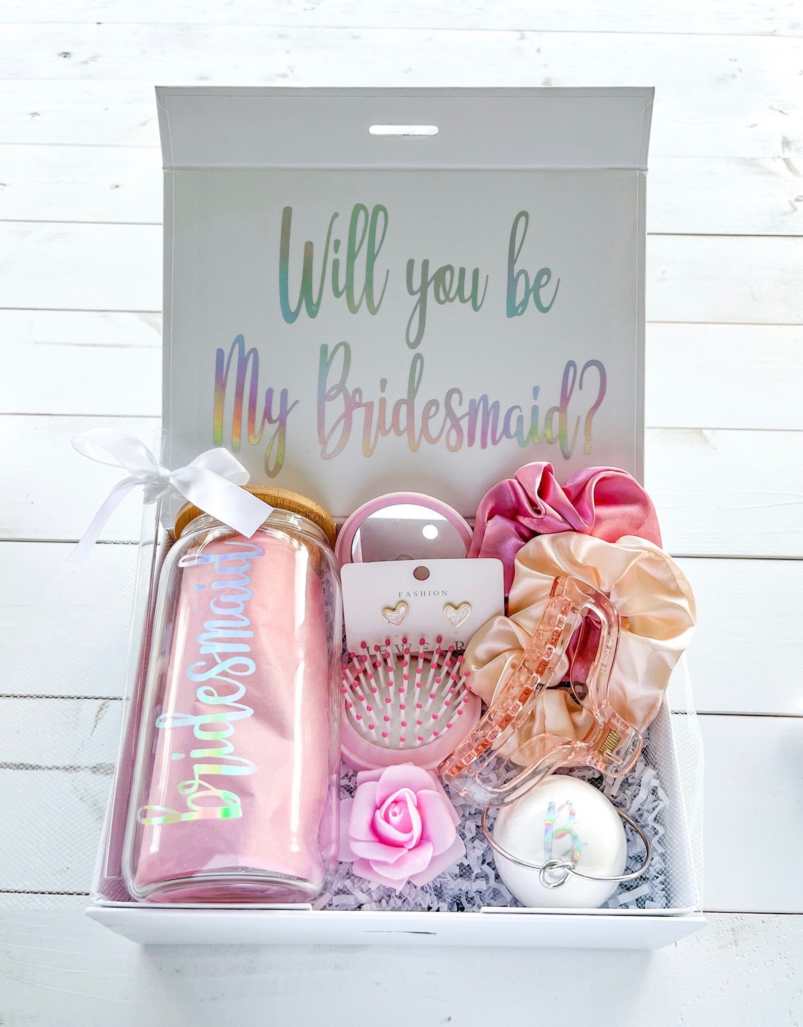 Bridesmaid Proposal Box, Custom Will You Be My Bridesmaid Box, Custom ...