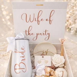 Personalized Bridal Gift Box | Bride To Be Gift | Bridal Shower Gift | Engagement Gift for Bride | Custom Wedding Gift Box | Future Mrs Gift Bild 13