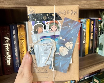 Studio Ghibli Themed Blind Date with Book, Surprise Book Gift, Pre-loved Book, Mystery Book, Gift for Book Lover, Romance, Fantasy, Fiction