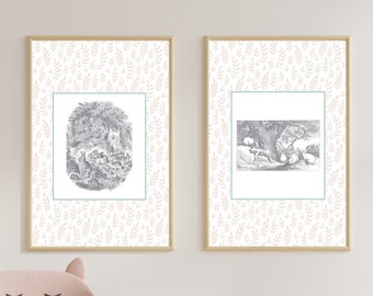 Kaninchen Kinderzimmer Poster | Peter Hase Kinderzimmer Dekor | Bunny Wandkunst | Hase Kunstdruck | Kinderzimmer Dekor | Kinderzimmer Wandkunst