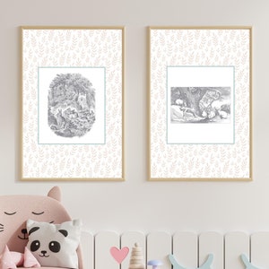 Kaninchen Kinderzimmer Poster | Peter Hase Kinderzimmer Dekor | Bunny Wandkunst | Hase Kunstdruck | Kinderzimmer Dekor | Kinderzimmer Wandkunst