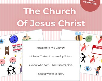 The Church Of Jesus Christ: LDS Primary Singing Time Flip Chart (Digital Download)