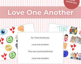 Love One Another: LDS Primary Singing Time Flip Chart (Digital Download)