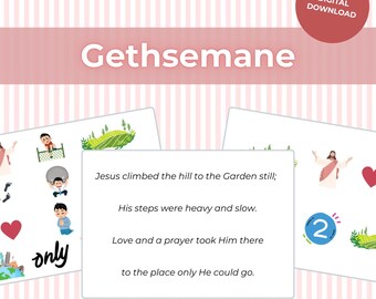 Gethsemane: LDS Primary Singing Time Flip Chart (Digital Download)