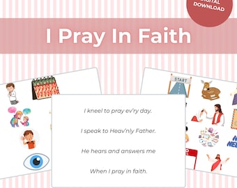 I Pray In Faith: LDS Primary Singing Time Flip Chart (Digital Download)