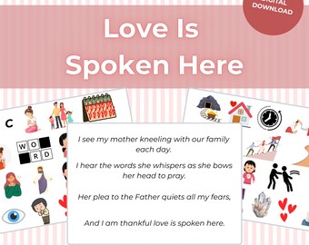 Love Is Spoken Here: LDS Primary Singing Time Flip Chart (Digital Download)