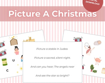 Picture A Christmas: LDS Primary Singing Time Flip Chart (Digital Download)