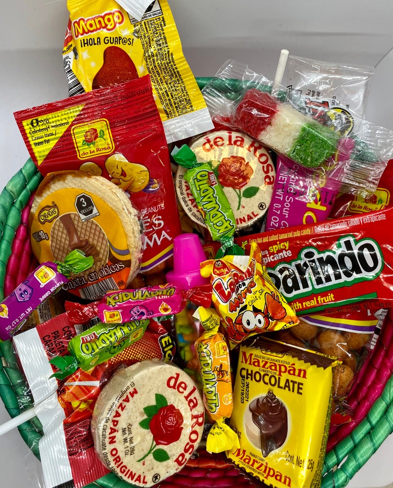 Mexican Candy Gift Box, Mexican Gift, 1lb Mexican Candy Pieces