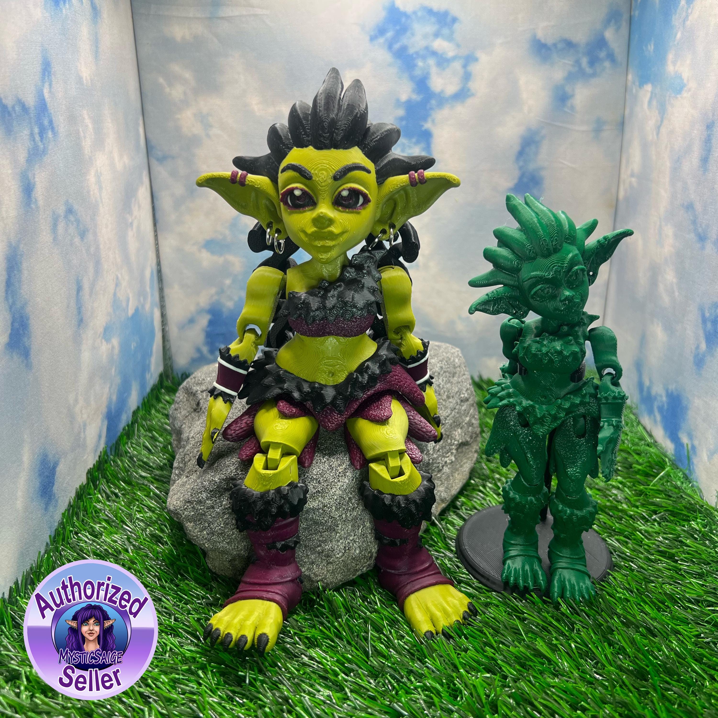 Goblin Doll - 3dprinted Articulated Goblin Doll - Etsy