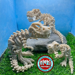 Flexi Skeleton T-Rex - 3d Printed Articulated