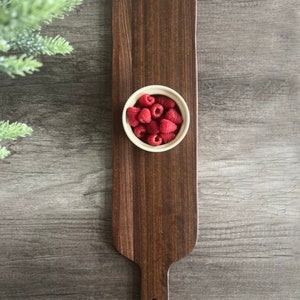 Large Walnut kitchen serving tray/charcuterie cheese board, gift for him, gift for her, custom handmade 22 inches long