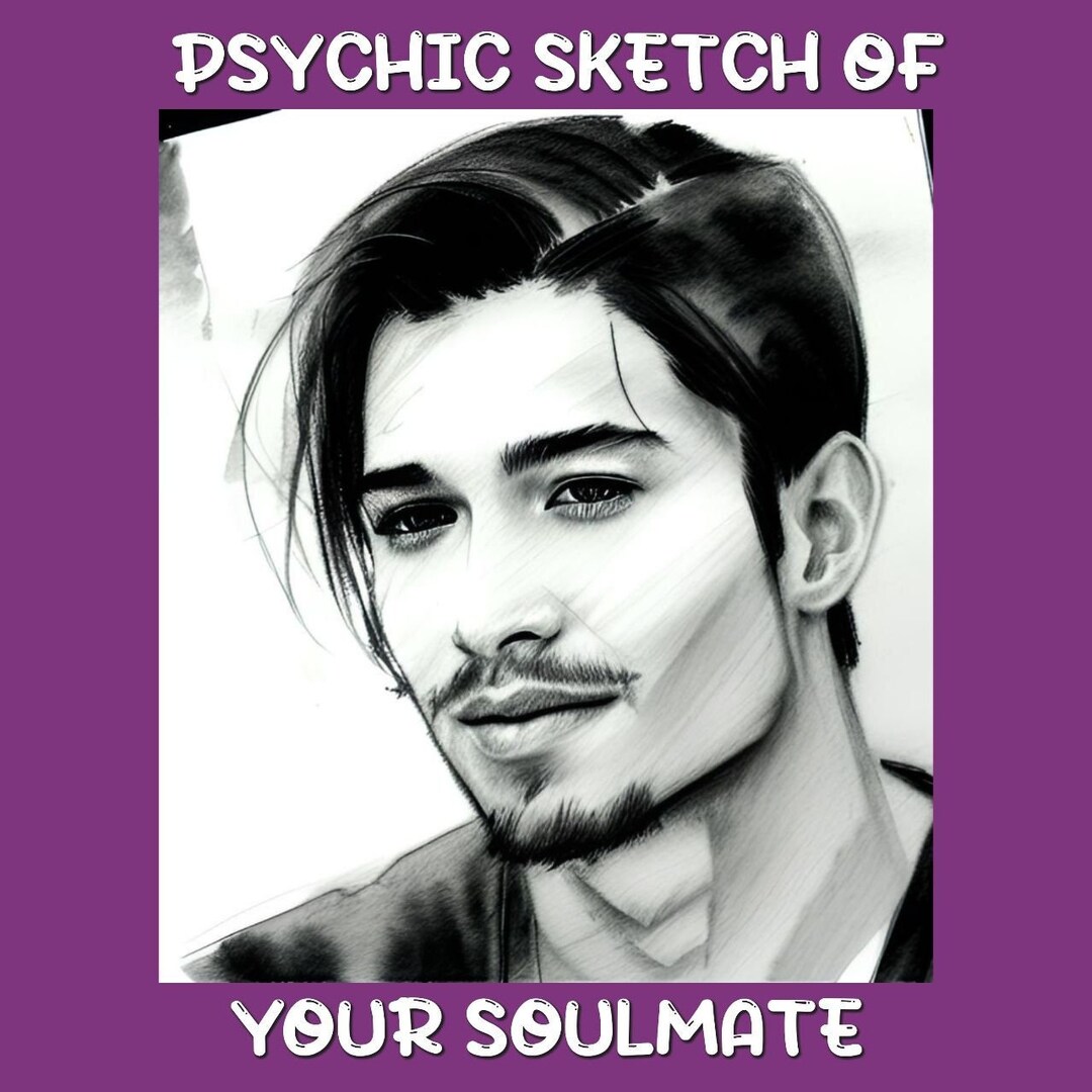 Same Day PSYCHIC SKETCH of Your SOULMATE Personalized - Etsy