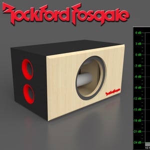 Subwoofer plan for Rockford Fosgate P212-D2 subwoofer (30 cm)