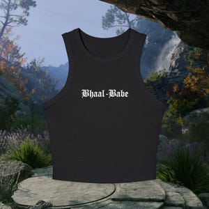 Bhaal Babe Tank Top | Baldurs Gate 3 Shirt| BG3 Durge Inspired Top | Bhaalspawn Aesthetic Tee | Durge Shirt | Astarion BG3