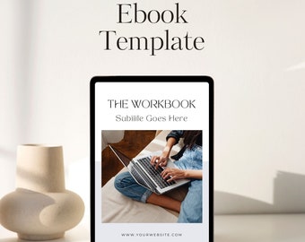 eBook-sjabloon, Canva-sjabloon, bewerkbaar eBook, werkmapsjabloon, Cursusgidssjabloon, Afdrukbare eBook-sjabloon, aanpasbare sjabloon