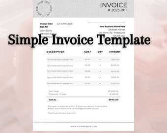 Factuursjabloon, verkoopfactuursjabloon, factuursjabloon downloaden, servicefactuursjabloon, factuursjabloon, handelsfactuursjabloon