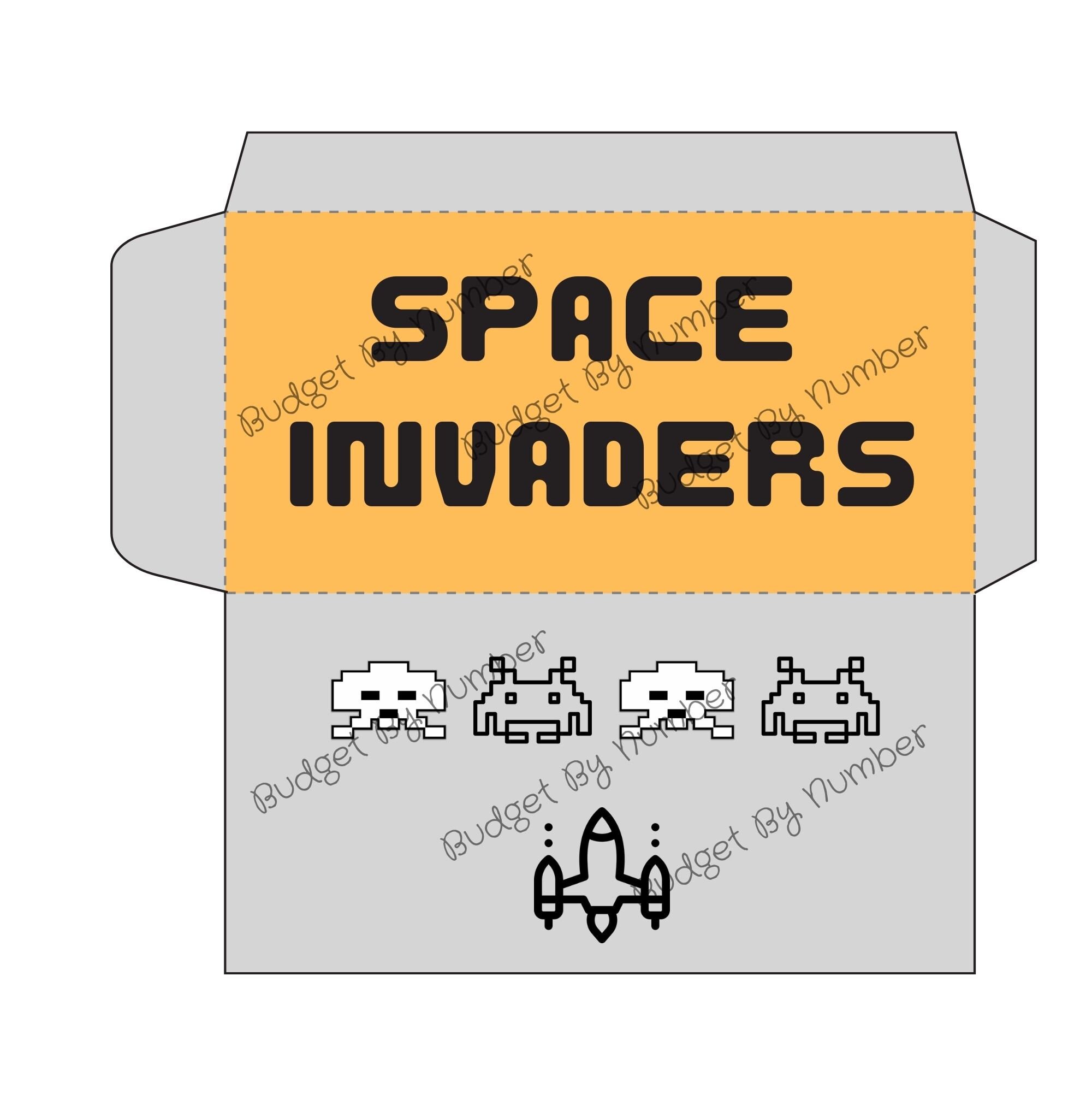 Space Invaders Packets Space Invaders Savings Game - Etsy Australia