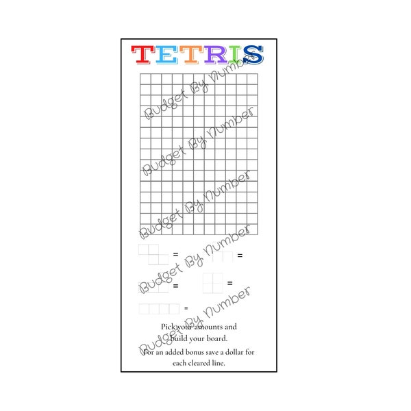 Tetris Savings Game