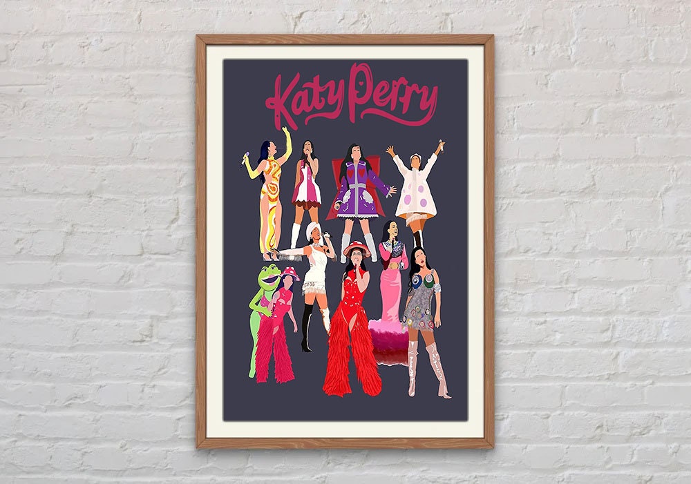 Katy Perry Poster, Katy Perry Collection Poster, Play Las Vegas 2023 Poster