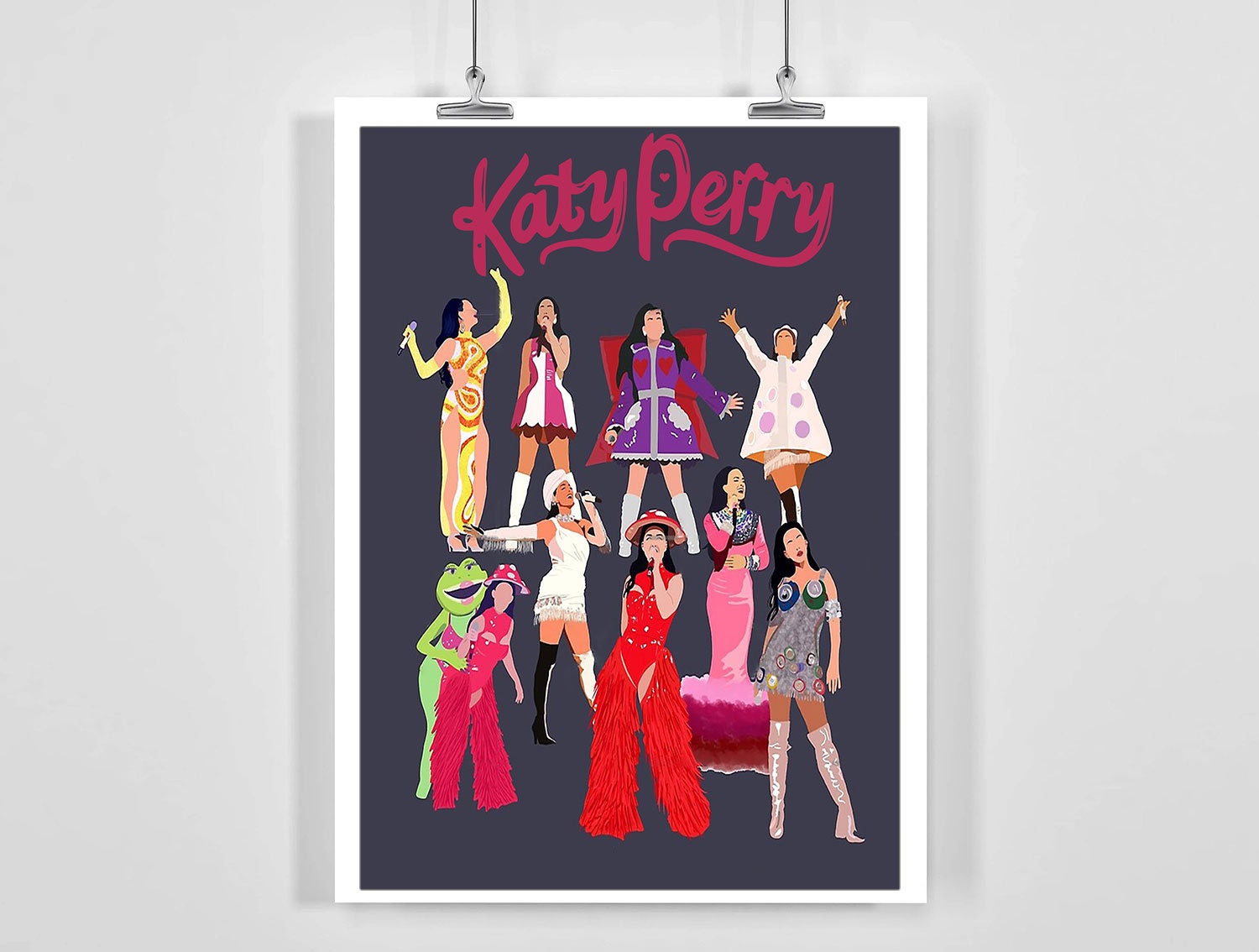 Katy Perry Poster, Katy Perry Collection Poster, Play Las Vegas 2023 Poster