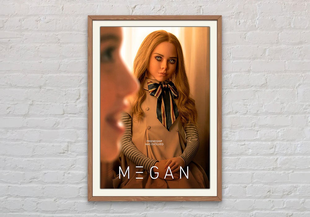 M3gan Poster, Megan Movie 2023 Poster, Megan Dance Print Art By Thien