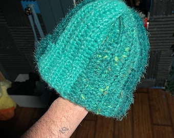 Ribbed Crochet Beanie