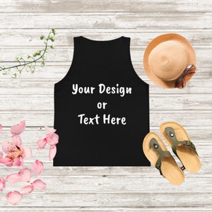 Custom Kid&#39;s Jersey Tank Top - Kids Personalized Tank Top, Kids Tank Top, Custom Birthday Tank Top for Kids, Custom Clothes for Kids
