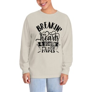 Tcombo Hundeshirt 'Breaking Hearts & Blasting Farts' – Schwarz, 100% Baumwolle, Ringgesponnen, Größe XS