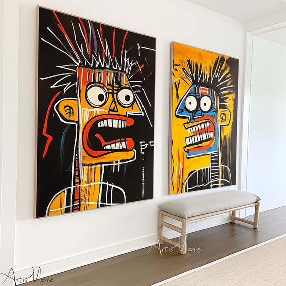 ジャンミシェルバスキア　抽象絵画ファインアートキャンバス絵画プリントギャラリー ジャンミシェルバスキア 抽象絵画ファインアートキャンバス絵画