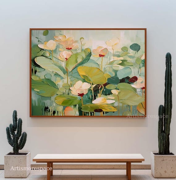 絵画モダン 抽象 花 の 絵画 インテリア テクスチャーアート 原画 お花