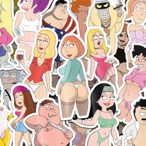 Peut inclure: Une collection d'autocollants de personnages de dessins animés représentant diverses figures animées dans diverses poses. Les autocollants présentent des personnages d'émissions animées populaires, avec une variété de couleurs et de motifs. Les autocollants conviennent pour décorer des ordinateurs portables, des bouteilles d'eau ou d'autres articles personnels.