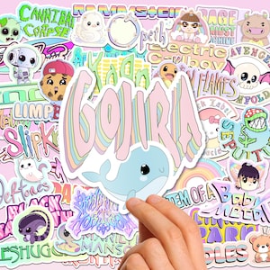 Pegatinas metálicas adorables: vinilos femeninos para fans del rock y el metal. Individuales o en packs personalizables. El regalo ideal para los amantes de la música.