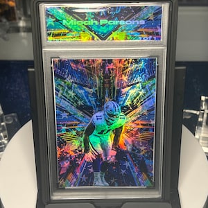 Carte de sport professionnelle personnalisée par ShinySportsCards 1 sur 1 livrée dans une boîte personnalisée !! lisez la description et regardez la vidéo