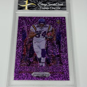 Randy moss  purple speckle     1/1 altered card no case just slab