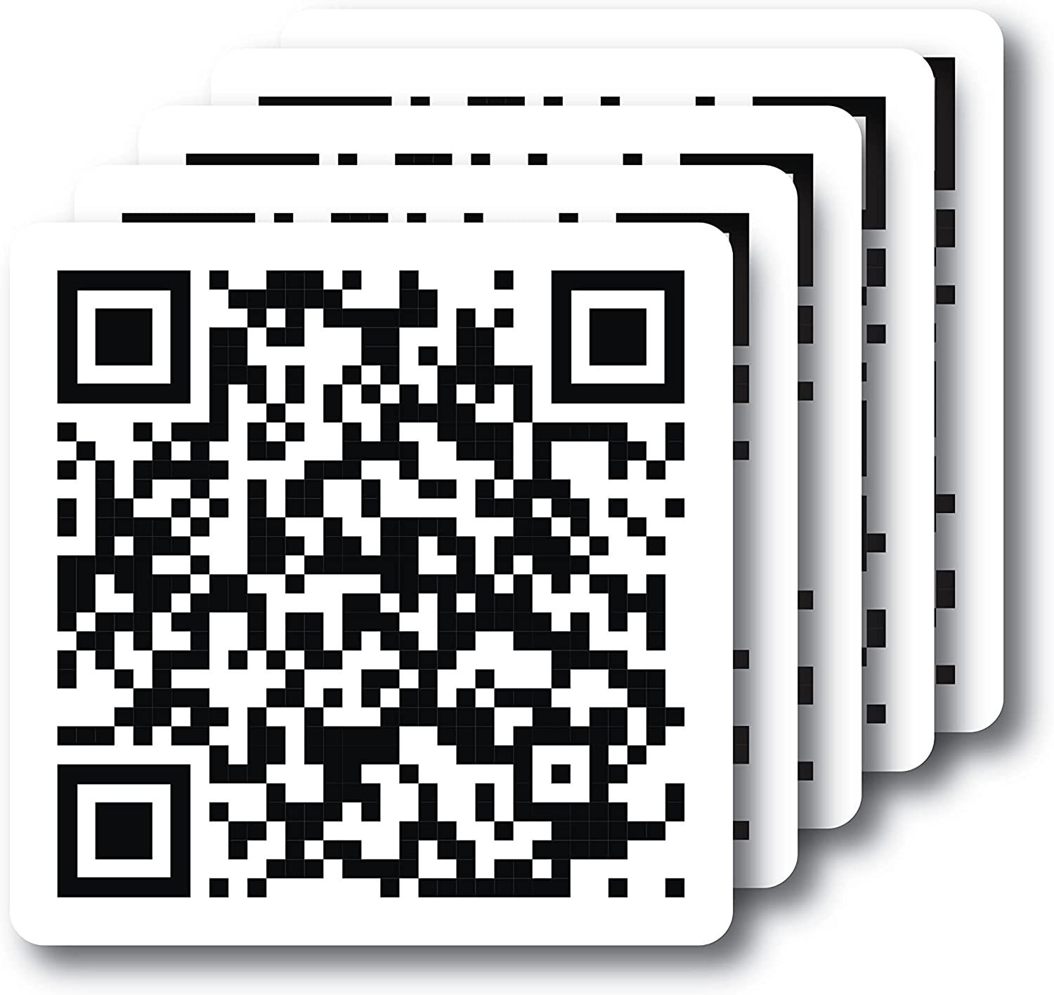 Rick Roll QR Code Sticker  Video Link 