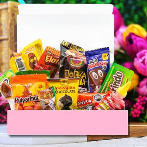 Candy of Mexico, Mexican Candy Gift Box for Birthday, Spicy Mexican Candy, Dulces Enchilados, Spicy Candy Gift Box, Chamoy and Tajin Candy