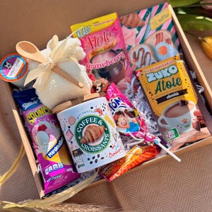 Hug In A Box, Coffee Gift Box, Encouragement Gift, Mom Gift Set, Hygge Gift Box, Thinking of You Box, Cozy Care Package, Self Care Basket