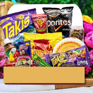Meksykańskie pudełko prezentowe ze słodyczami, pikantne cukierki, przekąski i gra loteryjna