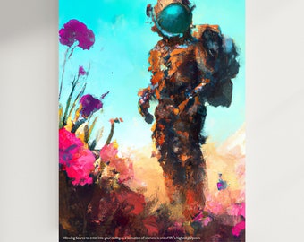 Artificial Inlightenment - Sensation of Oneness Digital Art, INSTANT DIGITAL DOWNLOAD, Ai Art, Artificial Intelligence, Ai Generated