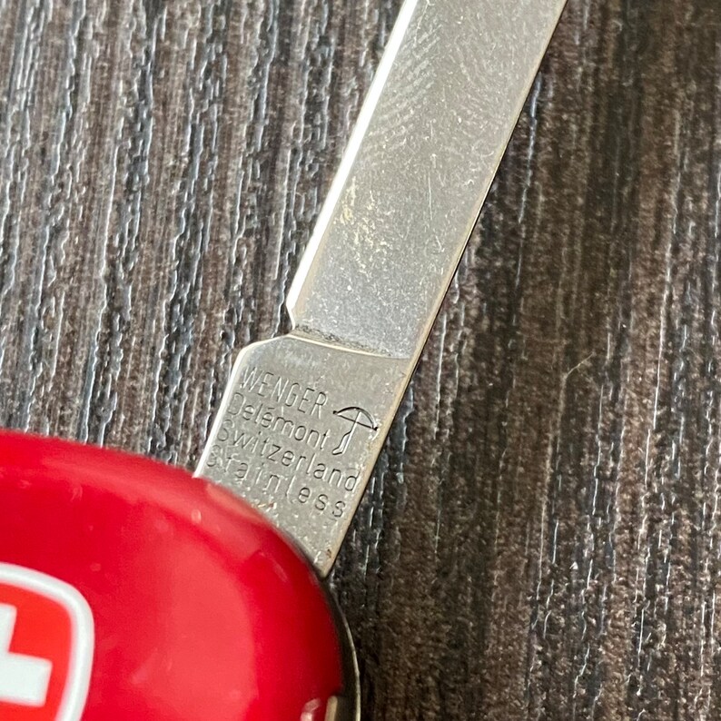 Victorinox Nail Clip 580 Swiss Army Red Pocket Knife Etsy